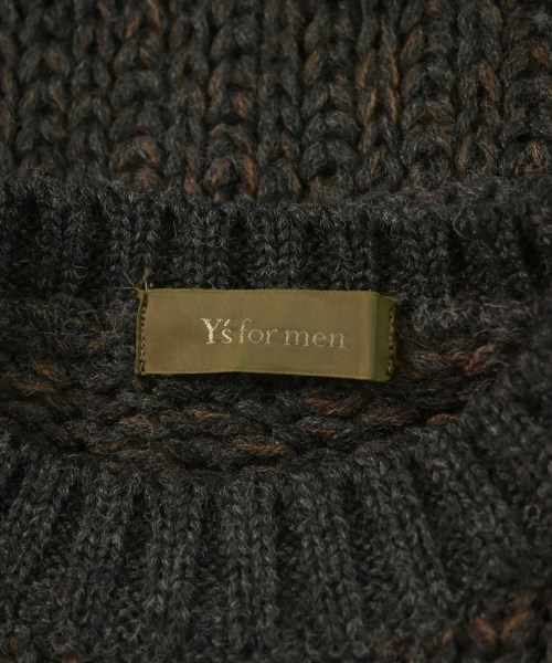 Y's for men（ワイズフォーメン）ニット・セーター 茶 サイズ:-(XL位) メンズ/2200619736057