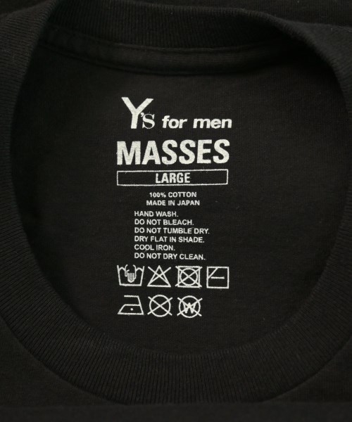Y's for men（ワイズフォーメン）Tシャツ・カットソー 黒 サイズ:L メンズ/2200620152099
