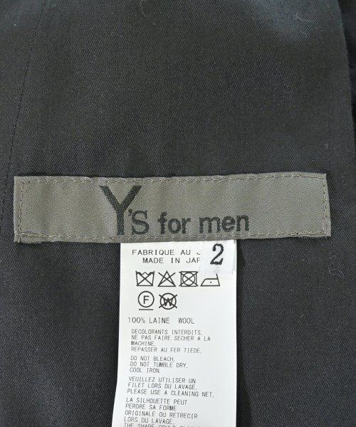 Y's for men（ワイズフォーメン）スラックス 黒 サイズ:2(M位) メンズ/2200620216104