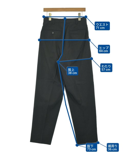 Y's for men（ワイズフォーメン）スラックス 黒 サイズ:S メンズ/2200673967053