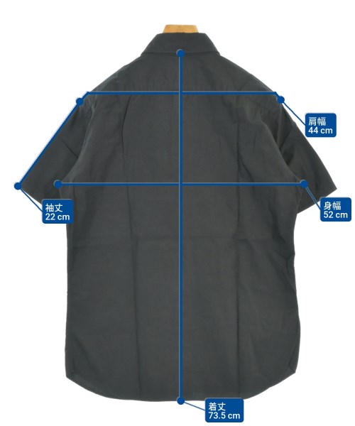 Y's for men（ワイズフォーメン）カジュアルシャツ 黒 サイズ:3(M位) メンズ/2200674576063