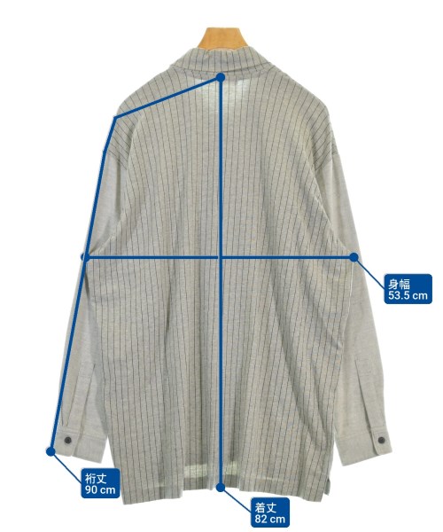 Y's for men（ワイズフォーメン）カジュアルシャツ グレー サイズ:-(L位) メンズ/2200675104050