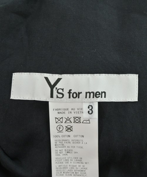 Y's for men（ワイズフォーメン）カーゴパンツ 黒 サイズ:3(L位) メンズ/2200675189040
