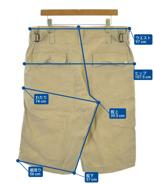 Y's for men（ワイズフォーメン）ショートパンツ ベージュ サイズ:3(L位) メンズ/2200676261011