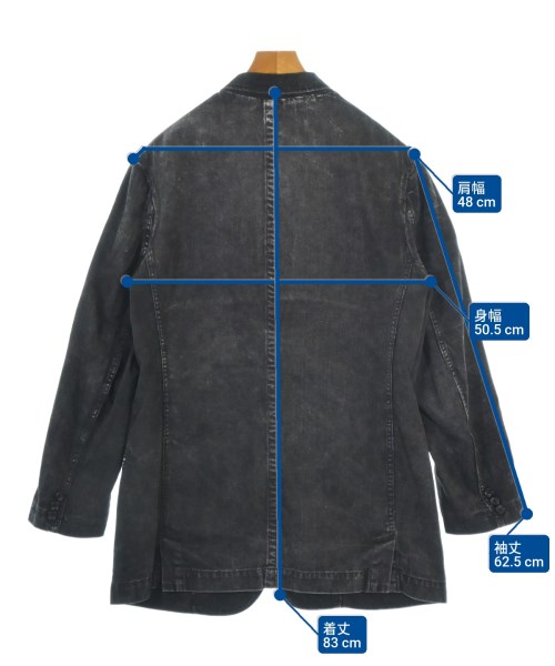 Y's for men（ワイズフォーメン）カジュアルジャケット 黒 サイズ:2(M位) メンズ/2200673613035