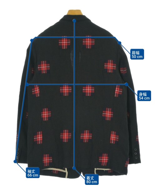 Y's for men（ワイズフォーメン）カジュアルジャケット 黒 サイズ:3(L位) メンズ/2200677563022