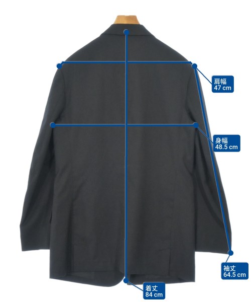 Y's for men（ワイズフォーメン）テーラードジャケット 黒 サイズ:2(S位) メンズ/2200681004030