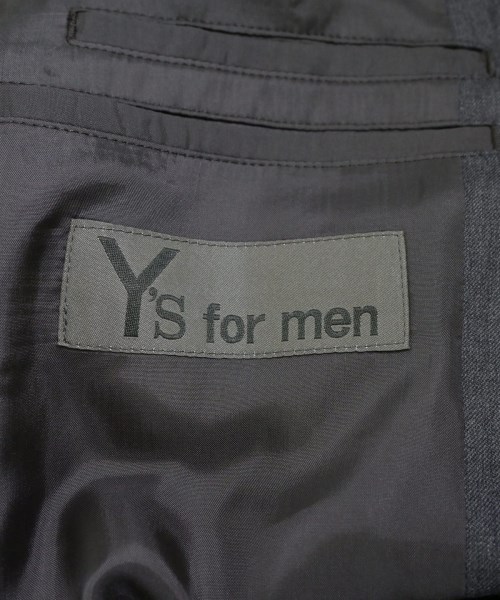 Y's for men（ワイズフォーメン）テーラードジャケット グレー サイズ:2(S位) メンズ/2200681661066