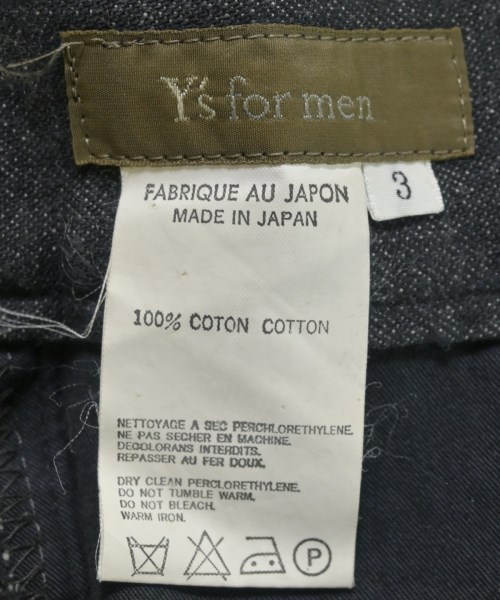 Y's for men（ワイズフォーメン）デニムパンツ グレー サイズ:3(L位) メンズ/2200694707041