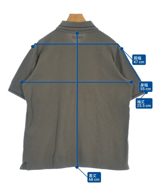 Y's for men（ワイズフォーメン）ポロシャツ 茶 サイズ:3(L位) メンズ/2200694973026