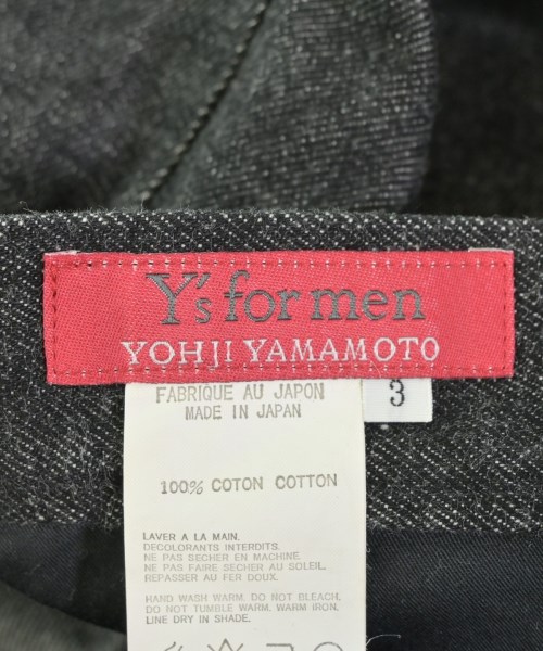 Y's for men（ワイズフォーメン）デニムパンツ 黒 サイズ:3(L位) メンズ/2200694973231