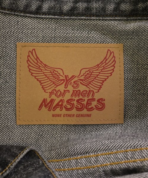 Y's for men（ワイズフォーメン）デニムジャケット 黒 サイズ:3(M位) メンズ/2200695376017