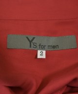 Y's for men（ワイズフォーメン）カジュアルシャツ 赤 サイズ:2(M位) メンズ/2200696477140