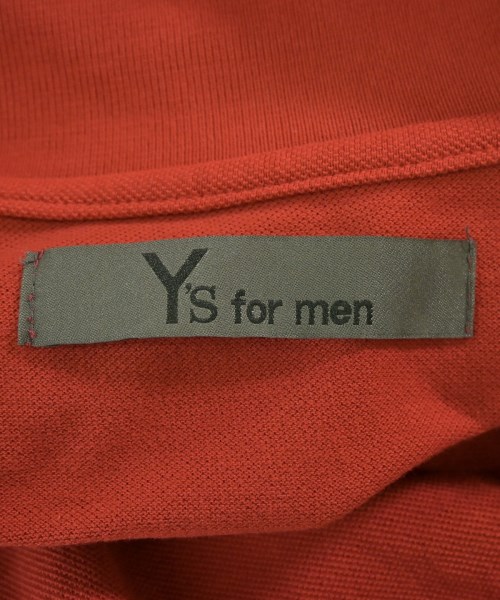 Y's for men（ワイズフォーメン）ポロシャツ 赤 サイズ:3(L位) メンズ/2200698806054