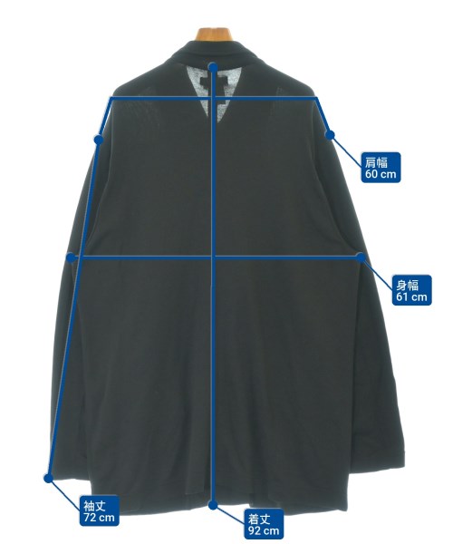 Y's for men（ワイズフォーメン）ステンカラーコート 黒 サイズ:3(M位) メンズ/2200699367011