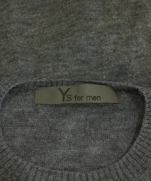 Y's for men（ワイズフォーメン）ニット・セーター グレー サイズ:3(L位) メンズ/2200701055042