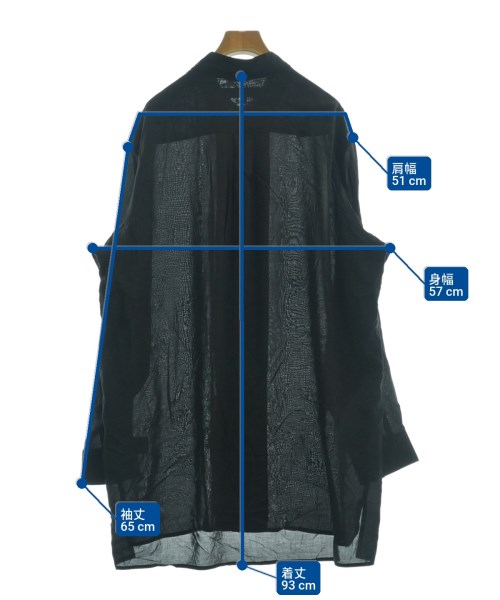 Y's for men（ワイズフォーメン）カジュアルシャツ 黒 サイズ:4(XL位) メンズ/2200654634011