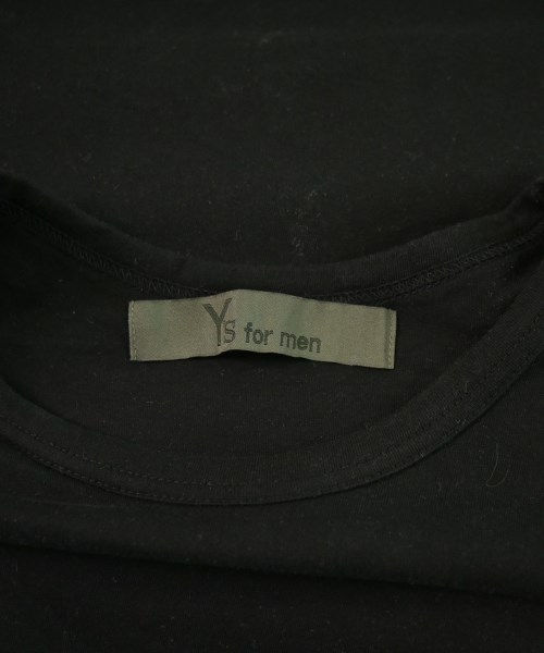 Y's for men（ワイズフォーメン）Tシャツ・カットソー 黒 サイズ:3(L位) メンズ/2200654634028