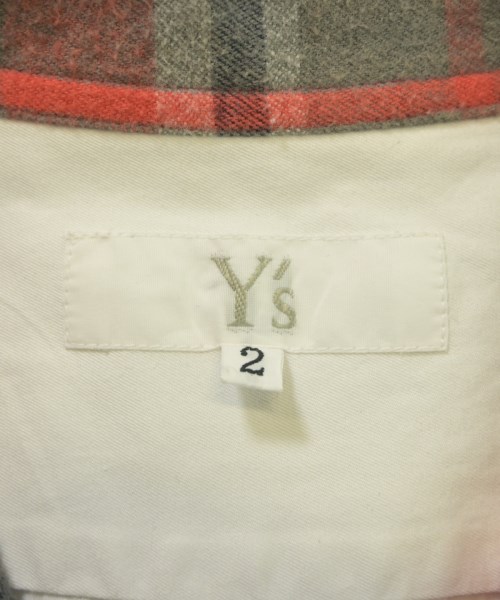 Y's for men（ワイズフォーメン）カジュアルシャツ 赤 サイズ:2(M位) メンズ/2200655348016