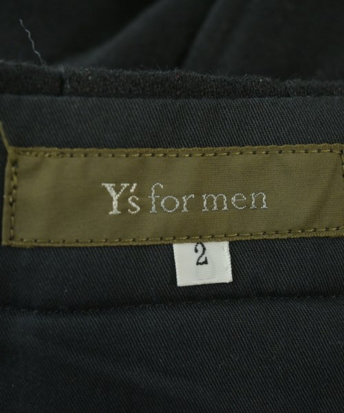 Y's for men（ワイズフォーメン）スラックス 黒 サイズ:2(M位) メンズ/2200656316113