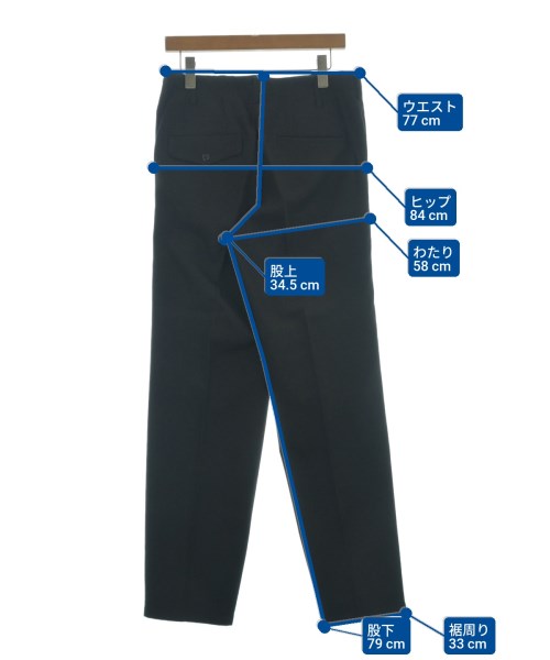 Y's for men（ワイズフォーメン）スラックス 黒 サイズ:2(M位) メンズ/2200656316113