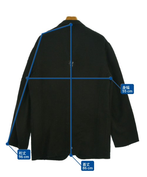 Y's for men（ワイズフォーメン）カジュアルジャケット 黒 サイズ:S メンズ/2200656316137