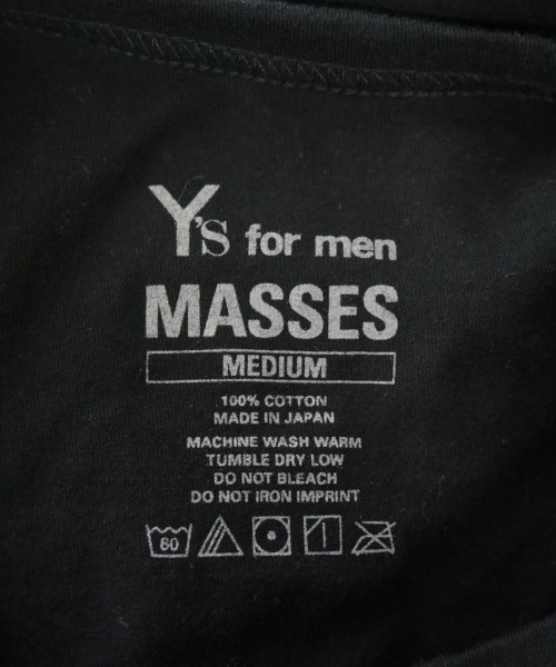 Y's for men（ワイズフォーメン）Tシャツ・カットソー 黒 サイズ:M メンズ/2200657864019