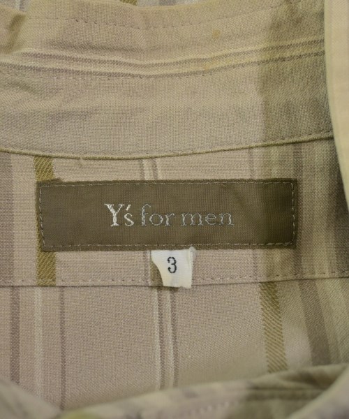 Y's for men（ワイズフォーメン）カジュアルシャツ ベージュ サイズ:3(M位) メンズ/2200657855055