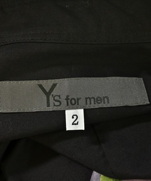 Y's for men（ワイズフォーメン）カジュアルシャツ 黒 サイズ:2(M位) メンズ/2200711272033