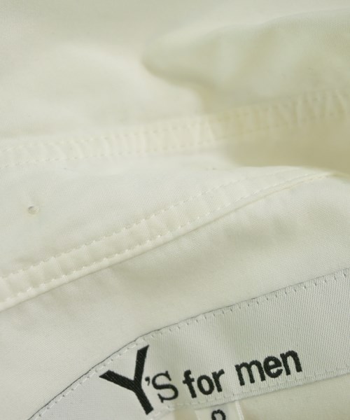 Y's for men（ワイズフォーメン）カジュアルシャツ 白 サイズ:2(S位) メンズ/2200711751019