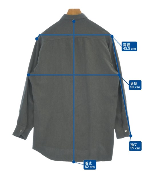 Y's for men（ワイズフォーメン）カジュアルシャツ グレー サイズ:-(L位) メンズ/2200634044120