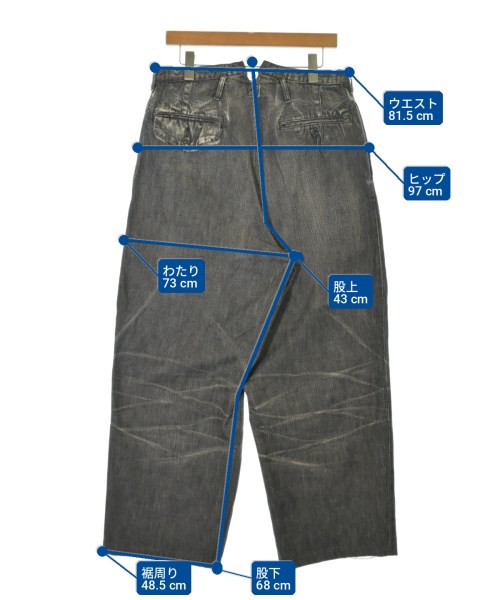 Y's for men（ワイズフォーメン）デニムパンツ 黒 サイズ:-(L位) メンズ/2200703851017