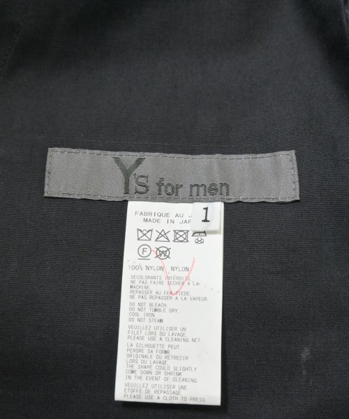 Y's for men（ワイズフォーメン）カーゴパンツ 黒 サイズ:1(S位) メンズ/2200704171015