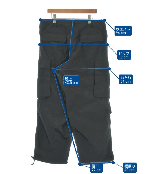 Y's for men（ワイズフォーメン）カーゴパンツ 黒 サイズ:1(S位