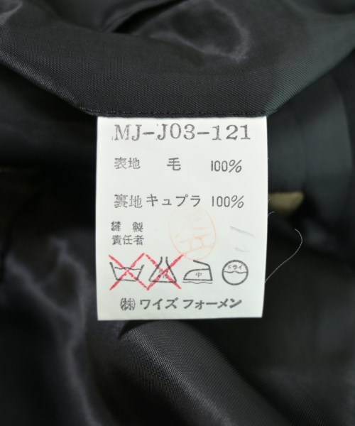 Y's for men（ワイズフォーメン）テーラードジャケット 黒 サイズ:S メンズ/2200704826106