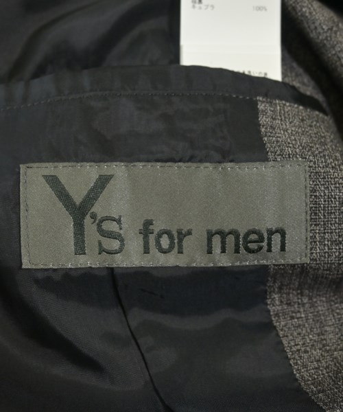 Y's for men（ワイズフォーメン）テーラードジャケット グレー サイズ:3(L位) メンズ/2200705995016