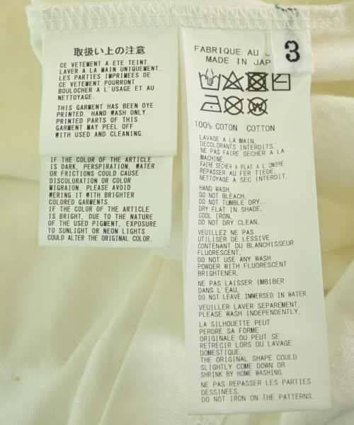 Y's for men（ワイズフォーメン）Tシャツ・カットソー 白 サイズ:3(L位) メンズ/2200709621034