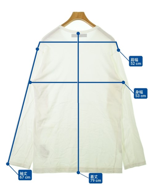 Y's for men（ワイズフォーメン）Tシャツ・カットソー 白 サイズ:3(L位) メンズ/2200709621034