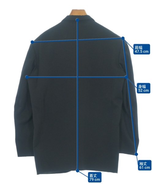 Y's for men（ワイズフォーメン）テーラードジャケット 黒 サイズ:M メンズ/2200664264048