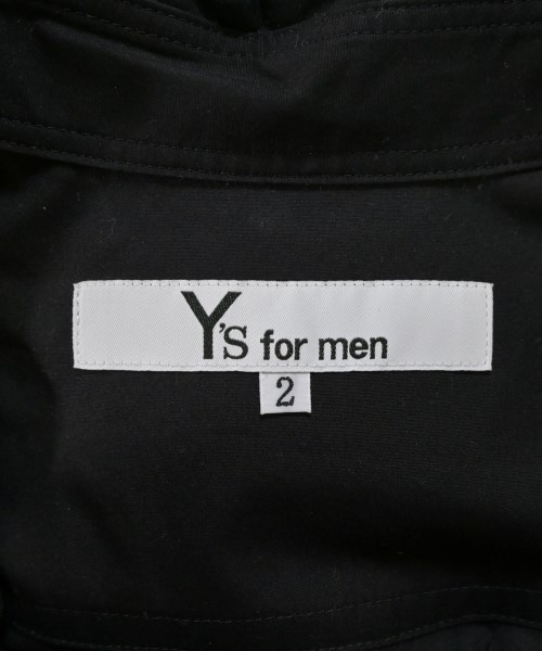 Y's for men（ワイズフォーメン）カジュアルシャツ 黒 サイズ:2(S位) メンズ/2200664819040