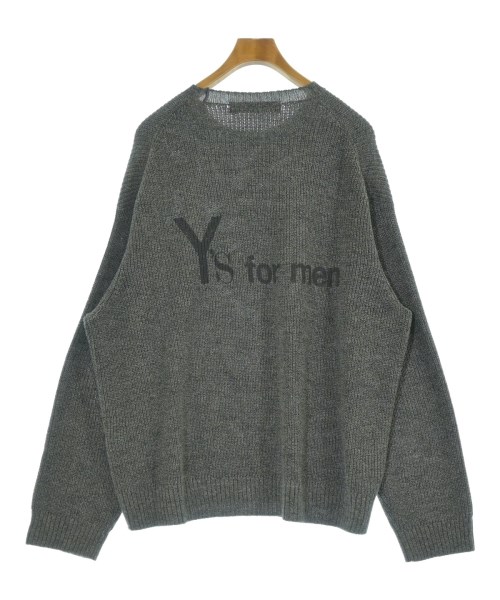 Y's for men（ワイズフォーメン）ニット・セーター グレー サイズ:3(L位) メンズ/2200664928018