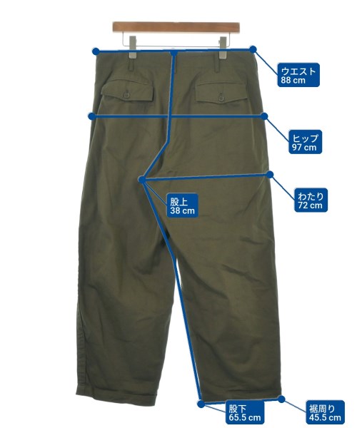 Y's for men（ワイズフォーメン）カーゴパンツ カーキ サイズ:2(S位) メンズ/2200664928063