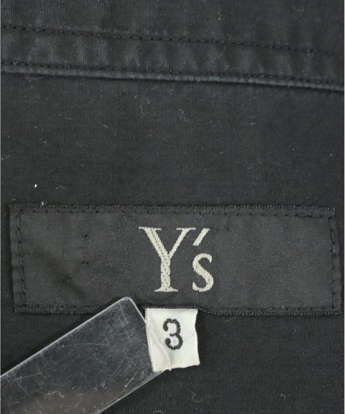 Y's for men（ワイズフォーメン）カジュアルシャツ 黒 サイズ:3(M位) メンズ/2200664760250