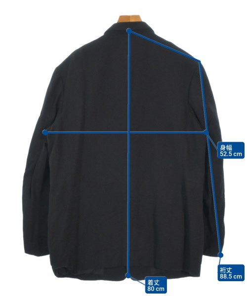 Y's for men（ワイズフォーメン）テーラードジャケット 黒 サイズ:M メンズ/2200668295031