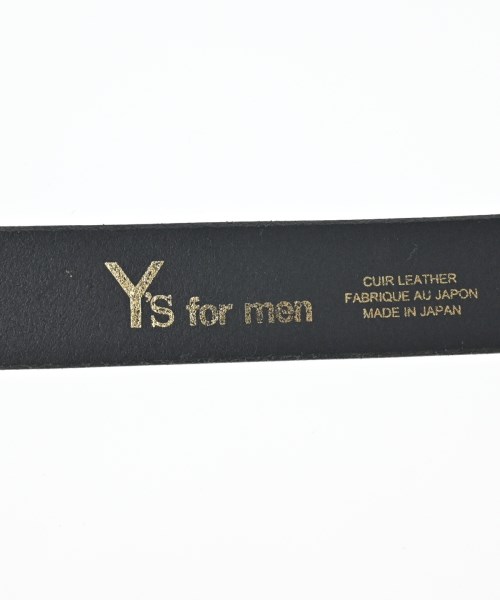 Y's for men（ワイズフォーメン）ベルト 黒 サイズ:- メンズ/2200668457057