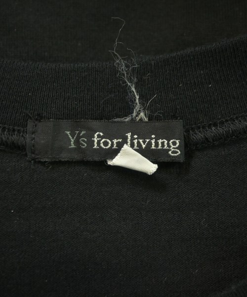 Y'S for living（ワイズリビング）Tシャツ・カットソー 黒 サイズ:L メンズ/2200667594012