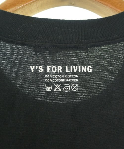 Y'S for living（ワイズリビング）Tシャツ・カットソー 黒 サイズ:L メンズ/2200667594012