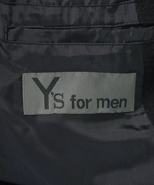 Y's for men（ワイズフォーメン）ステンカラーコート 黒 サイズ:1(S位) メンズ/2200671465018