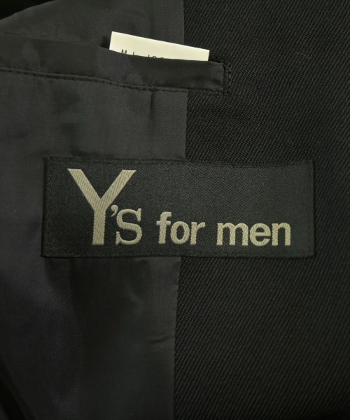 Y's for men（ワイズフォーメン）チェスターコート 黒 サイズ:1(S位) メンズ/2200726406010