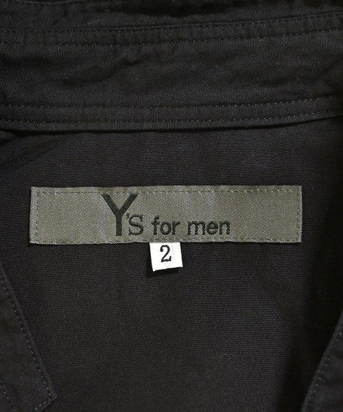 Y's for men（ワイズフォーメン）カジュアルシャツ 黒 サイズ:2(M位) メンズ/2200728114050